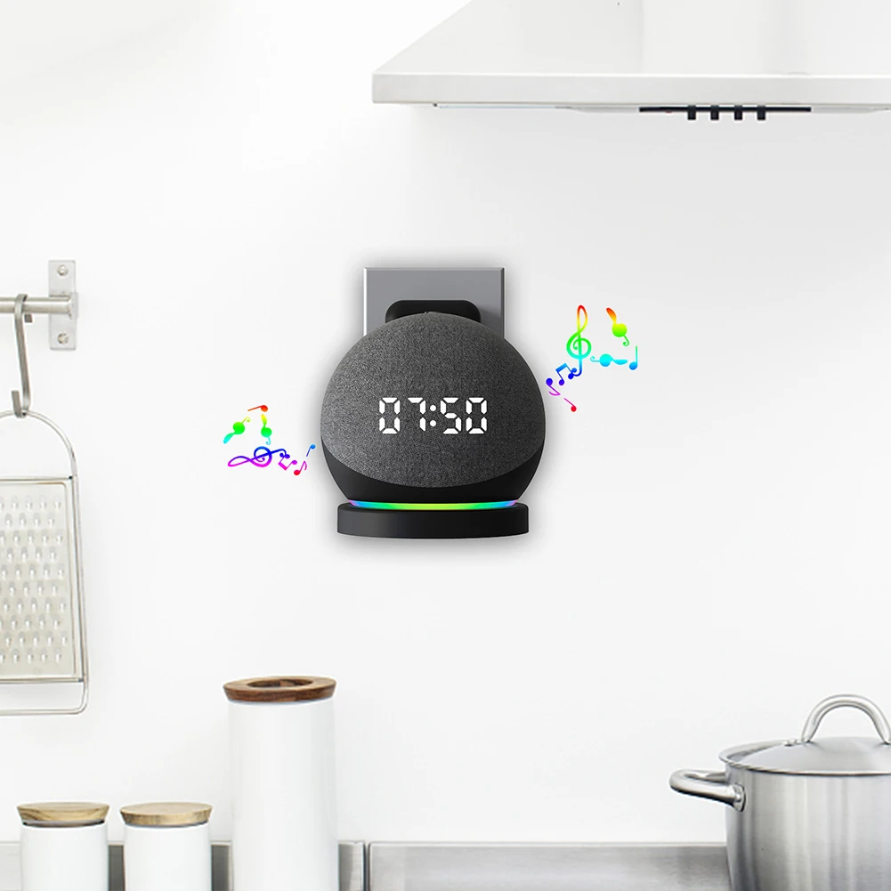 Amazon Speaker Echo Pop - Pemegang dudukan Dinding Speaker plastik manajemen