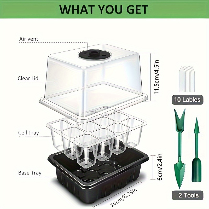 Kit Pemula Bibit - 1/2/3 Set,  - Humidity Dome Kit ulasan dan harga